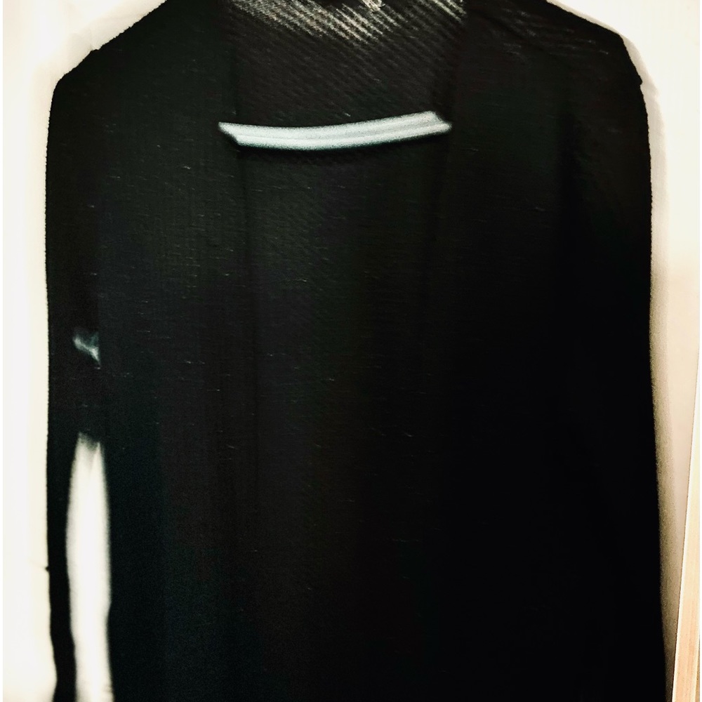 It is a very nice black long cardigan